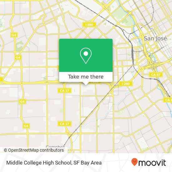 Middle College High School map