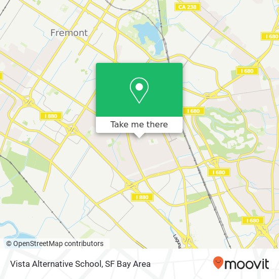 Mapa de Vista Alternative School