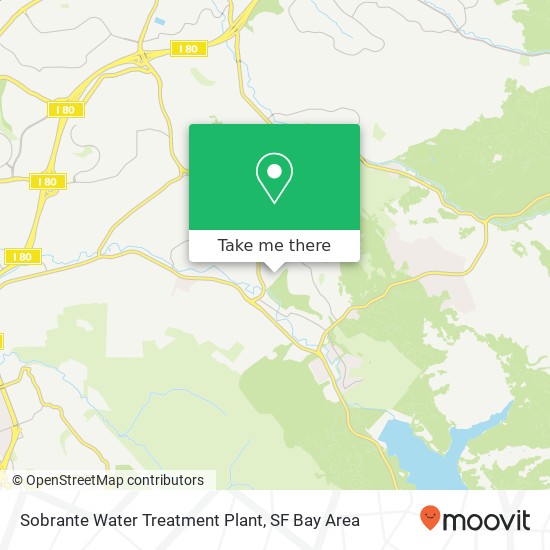 Mapa de Sobrante Water Treatment Plant