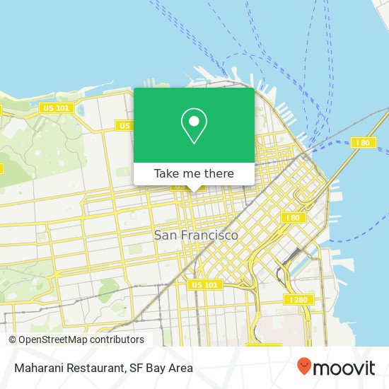 Mapa de Maharani Restaurant