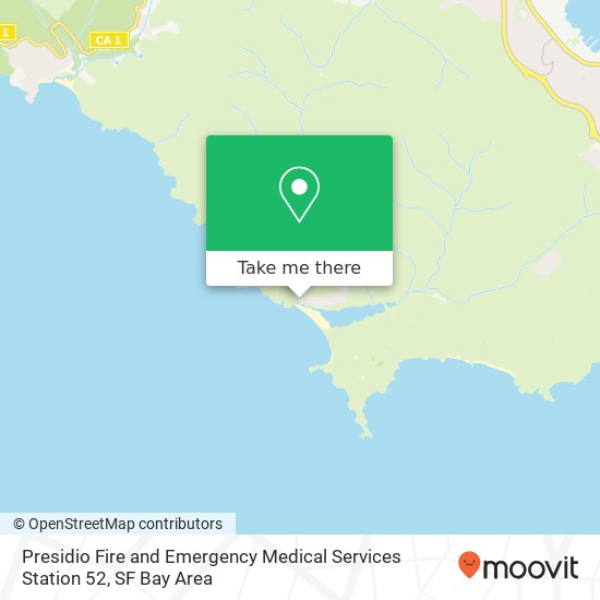 Mapa de Presidio Fire and Emergency Medical Services Station 52