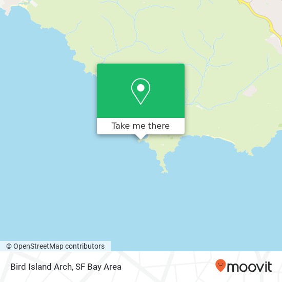 Bird Island Arch map
