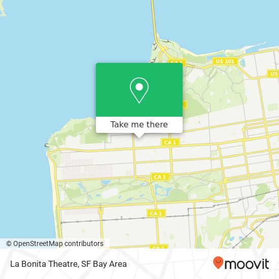 La Bonita Theatre map