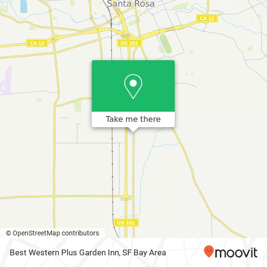 Best Western Plus Garden Inn map