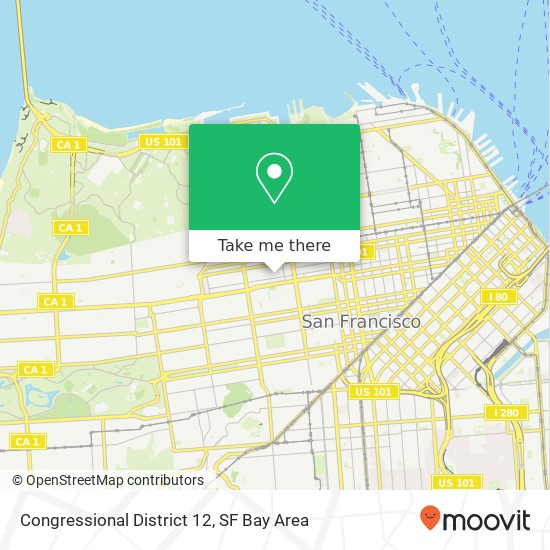 Mapa de Congressional District 12
