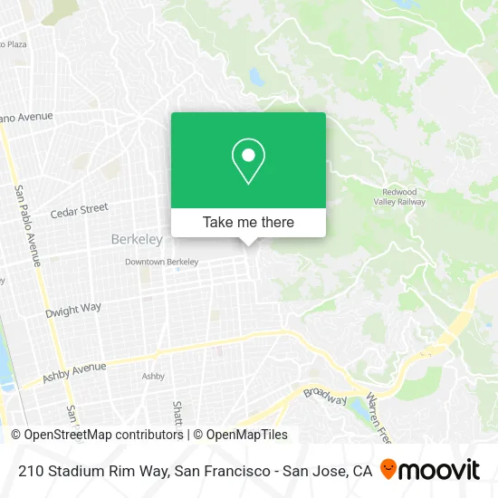 210 Stadium Rim Way map