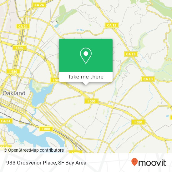933 Grosvenor Place map