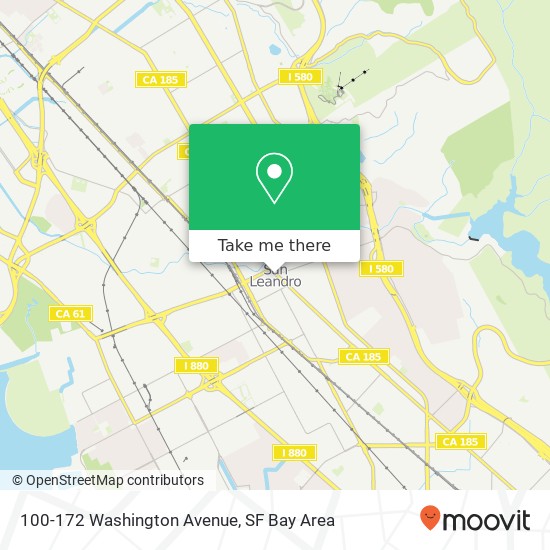 100-172 Washington Avenue map