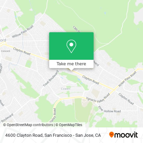 Mapa de 4600 Clayton Road