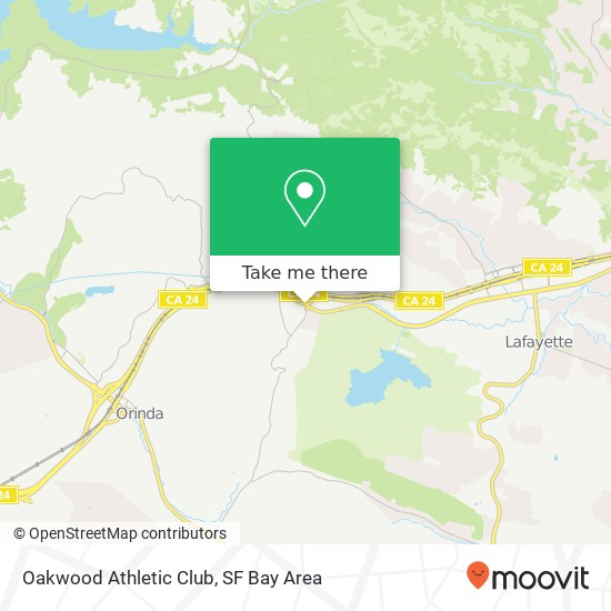 Oakwood Athletic Club map