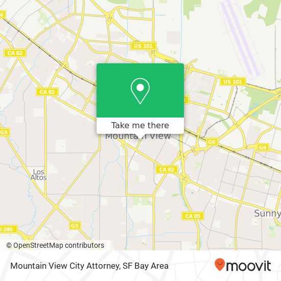 Mountain View City Attorney map