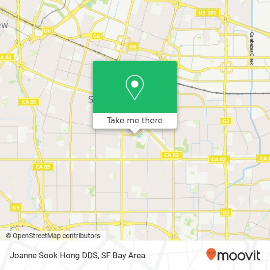 Mapa de Joanne Sook Hong DDS