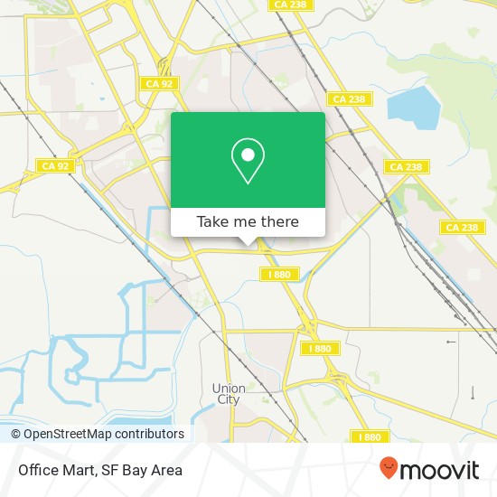 Office Mart map