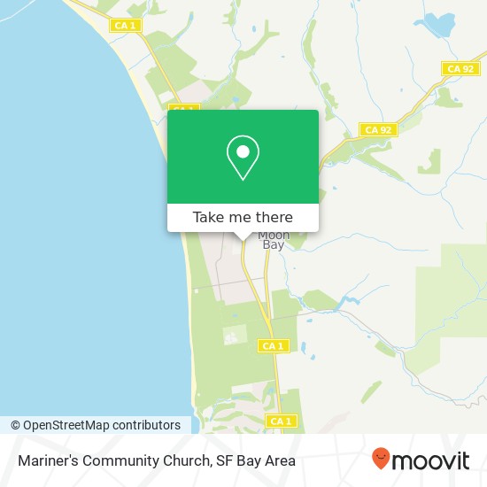Mariner's Community Church map