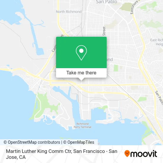 Mapa de Martin Luther King Comm Ctr