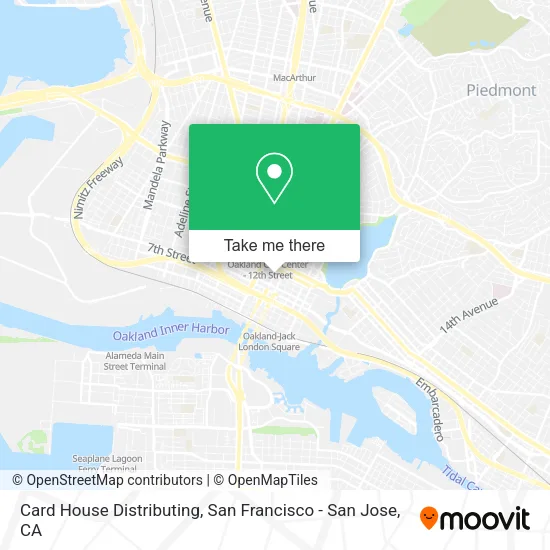 Card House Distributing map