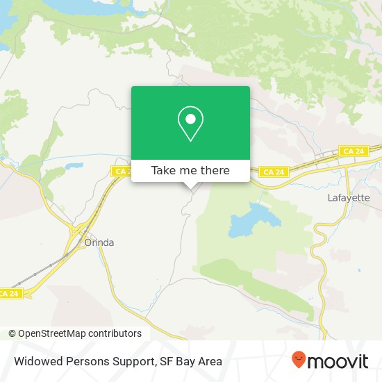 Widowed Persons Support map