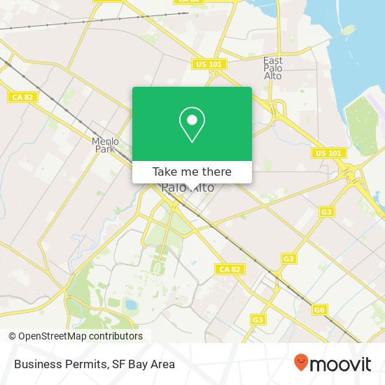 Business Permits map