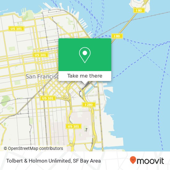 Tolbert & Holmon Unlimited map