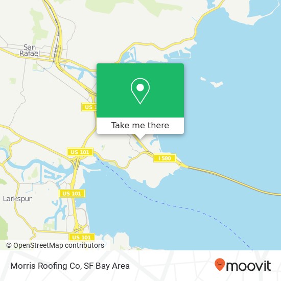 Mapa de Morris Roofing Co