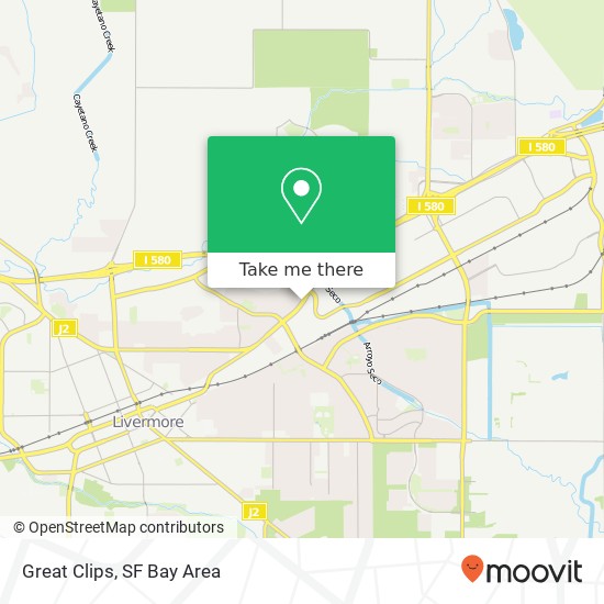 Great Clips map