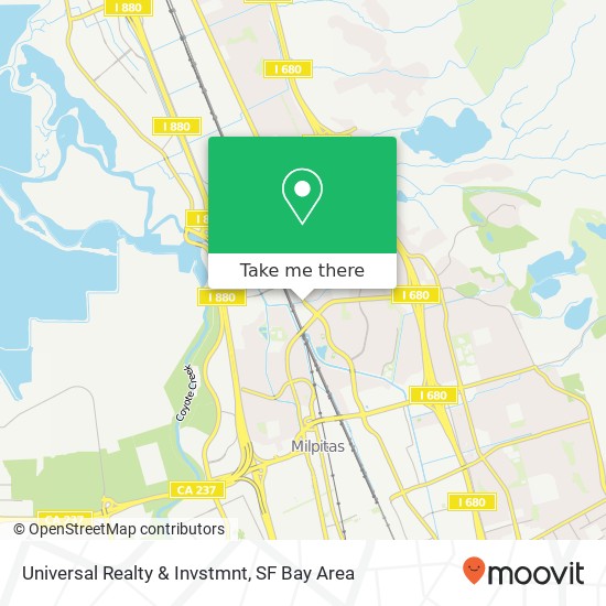 Universal Realty & Invstmnt map