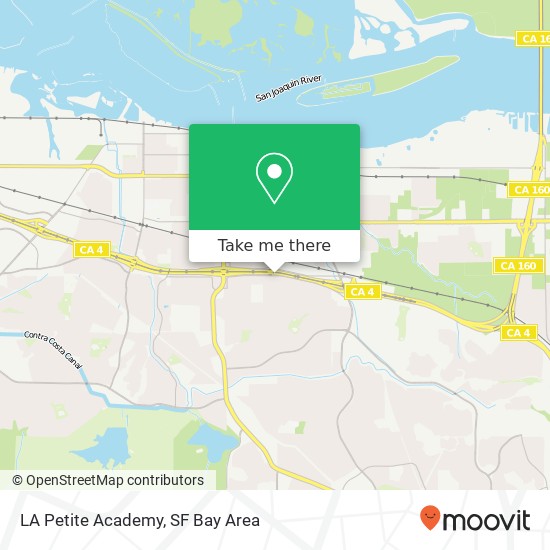 LA Petite Academy map