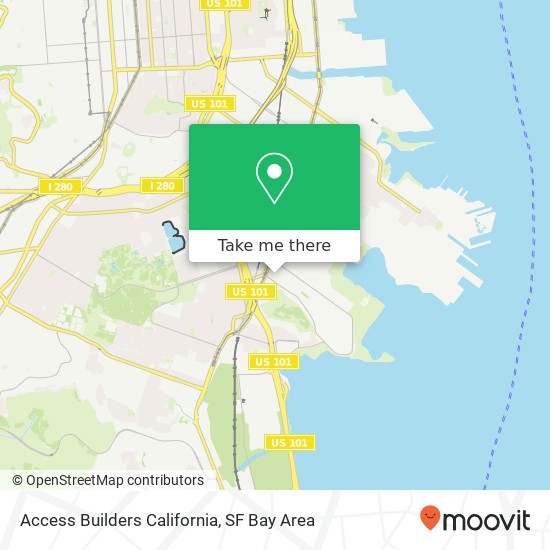 Mapa de Access Builders California