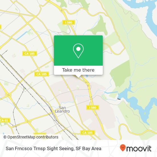 San Frncsco Trnsp Sight Seeing map