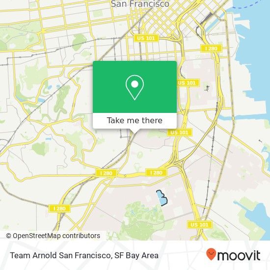 Team Arnold San Francisco map