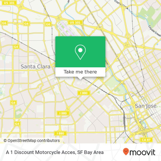 A 1 Discount Motorcycle Acces map