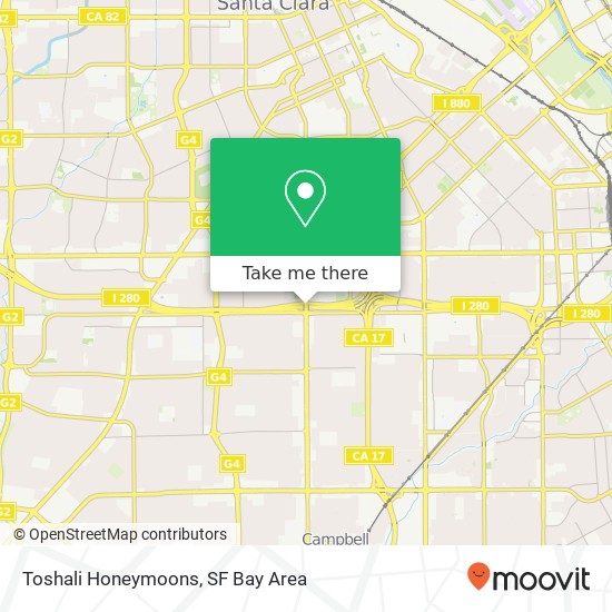 Toshali Honeymoons map