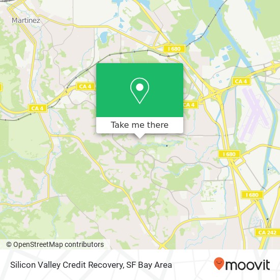 Silicon Valley Credit Recovery map