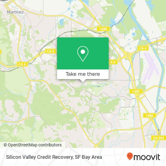 Mapa de Silicon Valley Credit Recovery