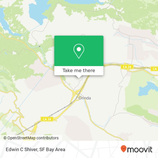 Edwin C Shiver map