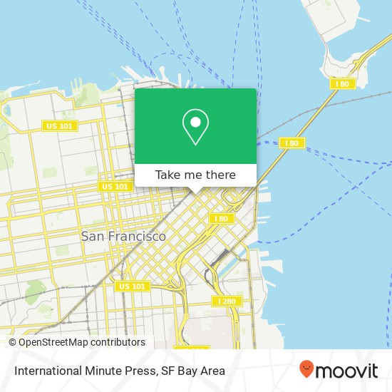 International Minute Press map