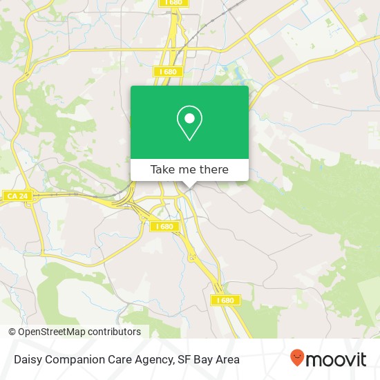 Mapa de Daisy Companion Care Agency
