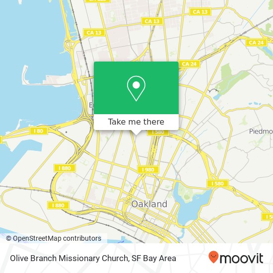 Mapa de Olive Branch Missionary Church