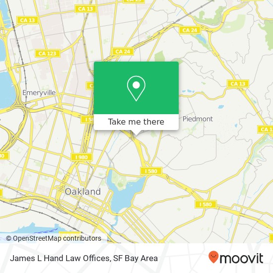 James L Hand Law Offices map