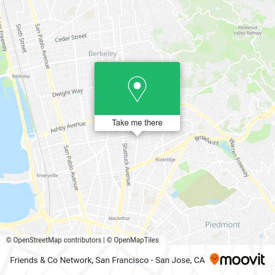 Friends & Co Network map