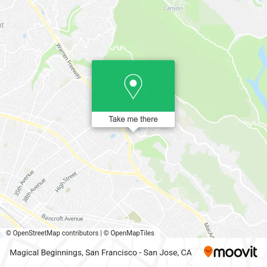Magical Beginnings map