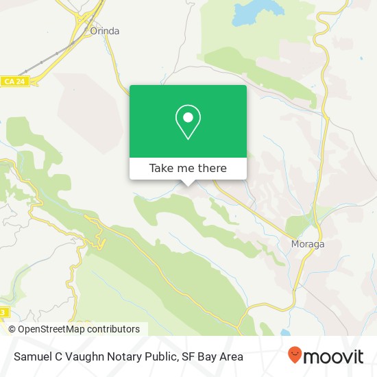 Samuel C Vaughn Notary Public map