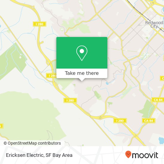 Ericksen Electric map
