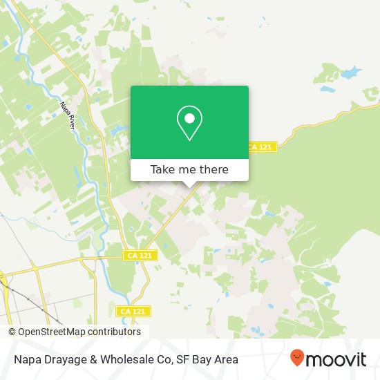 Mapa de Napa Drayage & Wholesale Co