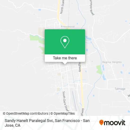 Sandy Hanelt Paralegal Svc map