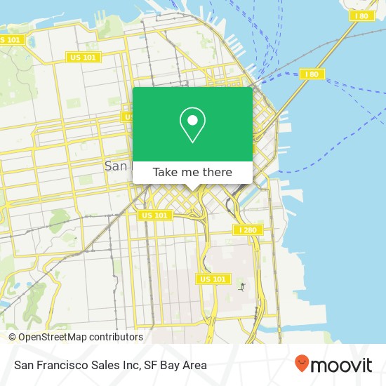 San Francisco Sales Inc map
