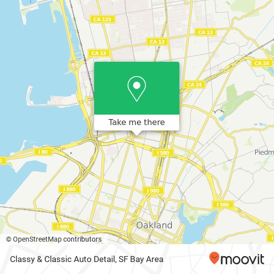 Classy & Classic Auto Detail map