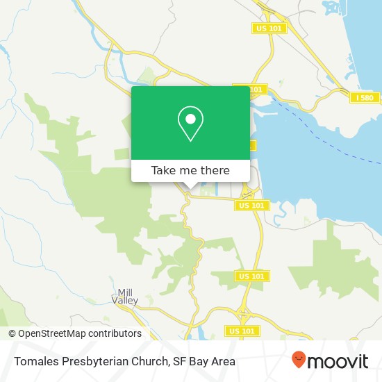 Mapa de Tomales Presbyterian Church