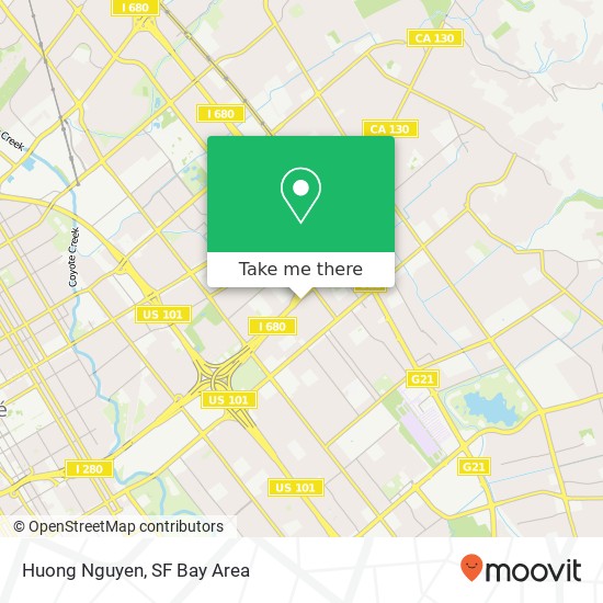 Mapa de Huong Nguyen