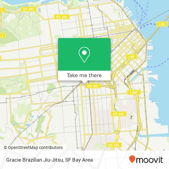 Gracie Brazilian Jiu-Jitsu map